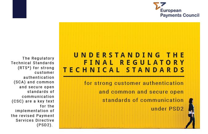 EPC infographic on the RTS on strong customer authentication under PSD2