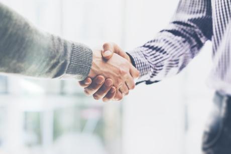A handshake